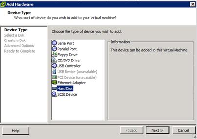 3. Select Use an existing virtual disk and click Next. 4.