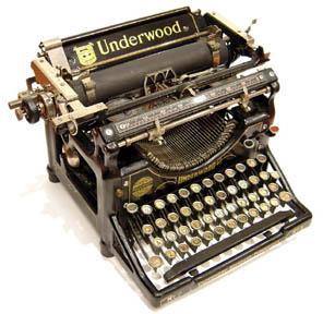 History Typewriter ergonomics?