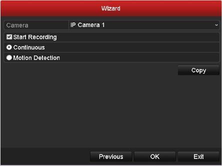 Select the IP camera to be added, and click the Add button. Search for IP Cameras 11.Click Next button.