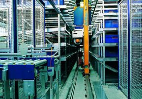 Basics of Interpolating Axes Machine Figure Problem High-bay racking Access to the unloading or loading station must only be possible when the lifting axis is in "down"