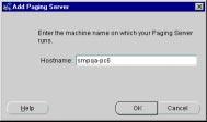 Configuring and Starting the Paging Service Figure 6 4 Add Paging Server Dialog Adding Paging Carrier 5. Press the OK button.