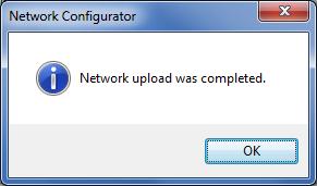 *The displayed addresses depend on the status of the Network Configurator.