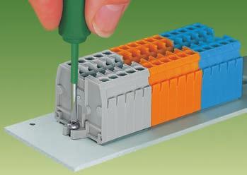 0 Compact Block Terminal Strips with CAGE CLAMP COMPACT Connection