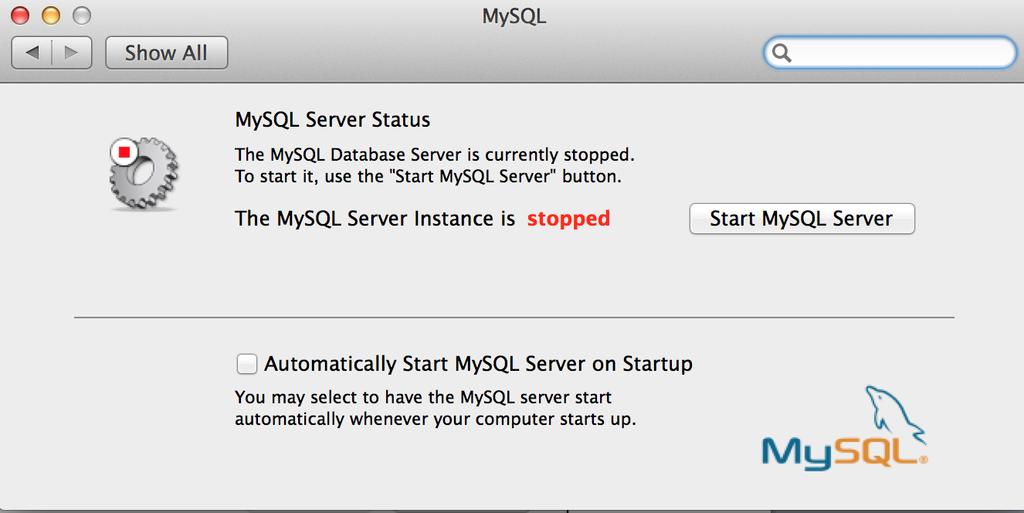 The status will be changed from stopped to running. Now, the MySQL Server instance is running.