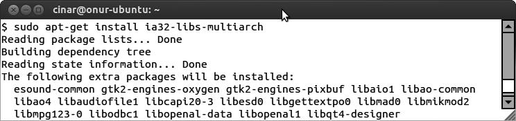 CHAPTER 1: Getting Started with C++ on Android 25 Ubuntu Linux Android development tools require Ubuntu Linux version 8.04 32-bit or later or any other Linux flavor with GNU C Library (glibc) 2.