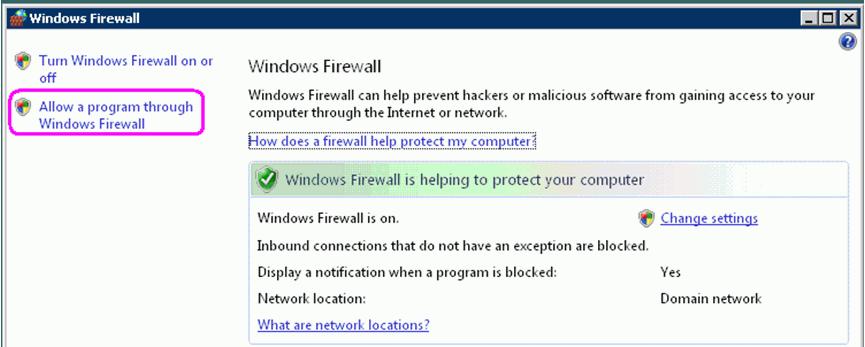 Setting Up Windows Firewall in Windows Server 2008 2.