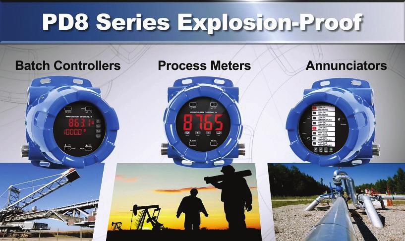 PD8-000 ProtEX-MAX Explosion-Proof Process Meter Dual-Scale Display Feature Easy to Program The ProtEX-MAX PD8-000 has a rather unique, and very flexible dual-scale capability; a second scaled