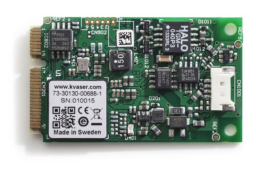 Kvaser Mini PCI Express User s Guide 5 (18) 2 Introduction This section will describe the functions and features of the Kvaser Mini PCI Express. 2.1 Welcome to Kvaser Mini PCI Express Figure 1: Kvaser Mini PCI Express The Kvaser Mini PCI Express is a small, yet advanced, CAN interface.