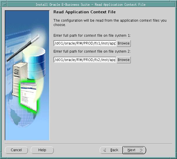 Read Application Context File screen 13.