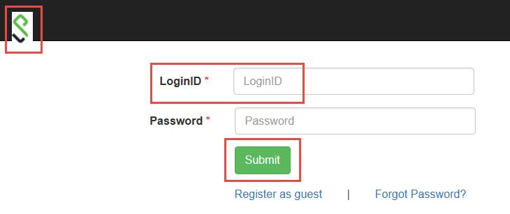 Figure 65: The default Guest Self Registration Login Page The following screen shot is the login page