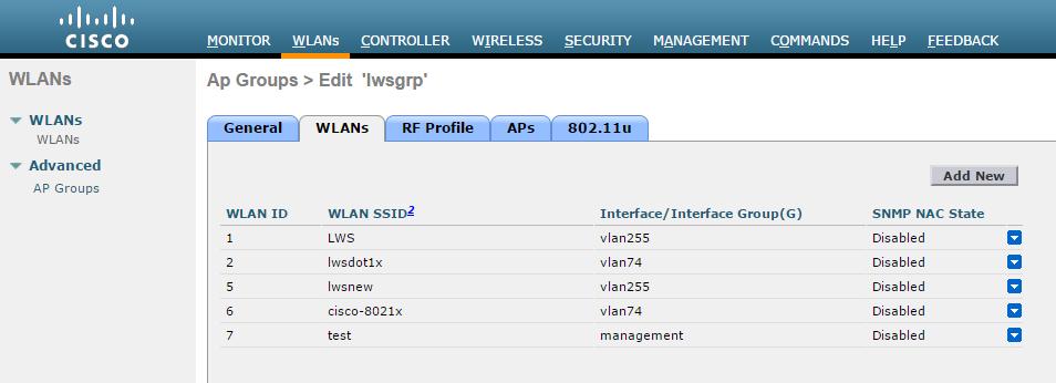 CHAPTER 5: Configuring Cisco 2500 WLC config wlan security web-auth acl <WLAN_ID> <ACL_name> config wlan radius_server auth add <WLAN_ID> <Radius_auth_server_ID> config wlan radius_server acct add