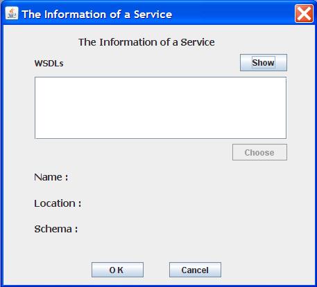61 The DEVS service handler begins with clicking the ADD button by a DEVS services label. The information of service GUI shows up immediately as seen in the figure 3-14.