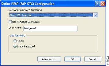 Cisco Aironet Desktop Utility for CB21AG Client Adapter Step 4 After you have configured general profile settings and the 802.