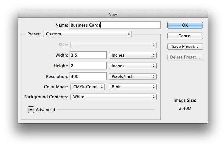 creating a new document - photoshop creating a new document in photoshop Set document dimensions and bleeds right in the new