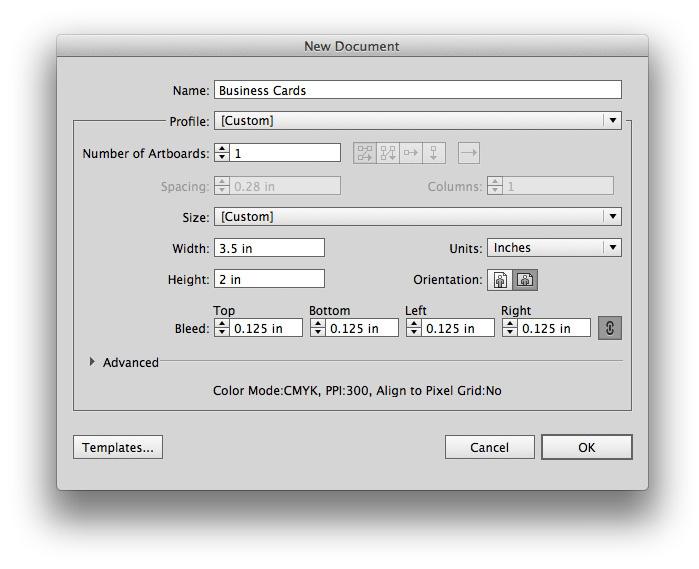 creating a new document - illustrator creating a new document in illustrator Set document dimensions and bleeds right in