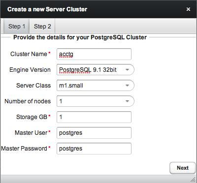 5 Creating a New Server Cluster Before you can connect to Postgres from a client application, you must create a server cluster.