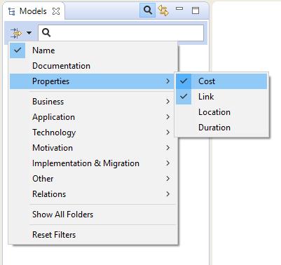 Filtering User Properties To filter User Properties of elements you can
