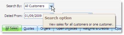 Field help You can now hover your mouse over buttons, text fields, columns and command centre items to display a short description of the item.