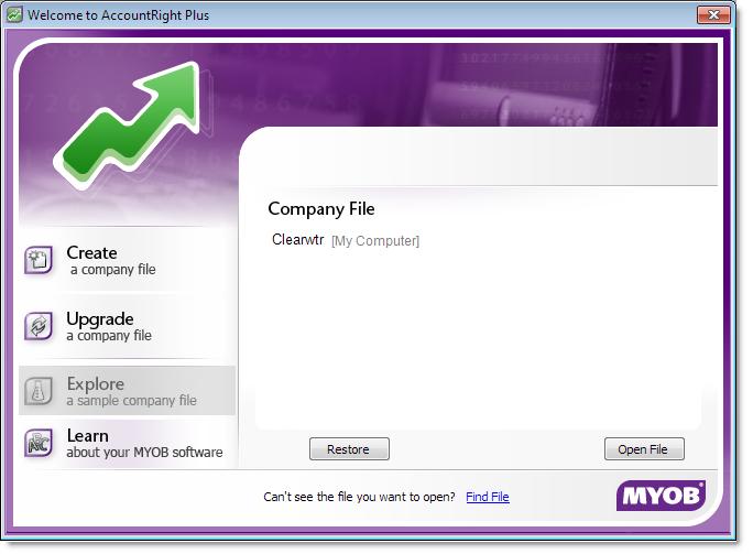 Accessing company files It s now easier to access the company files you use.