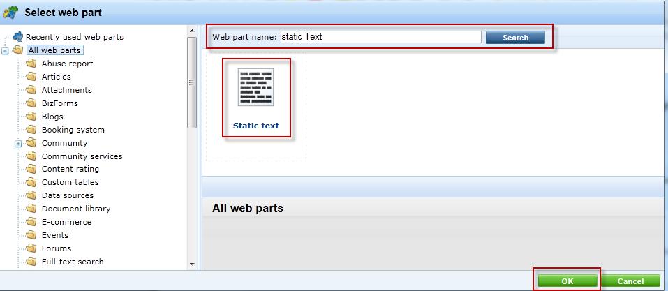 Lab 2: Adding the Static Text web part 1.