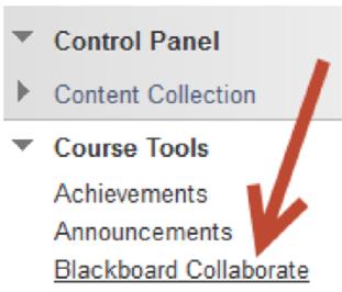 v=gh5zsbgw7v0 Editing the Collaborate Room You will find the Blackboard Collaborate tool in the Course Tools section of your course s Control panel.