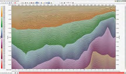 The SeisView software offers a robust 2D canvas for viewing full 32-bit seismic data and true random access, along with graphing and access to trace headers.