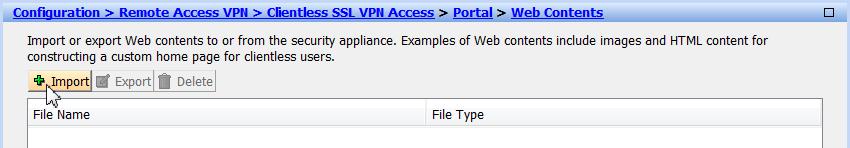 Risk Based Authentication Configuration An SDI or RADIUS AAA Server Group and Clientless SSL VPN Portal must be configured for SecurID authentication prior