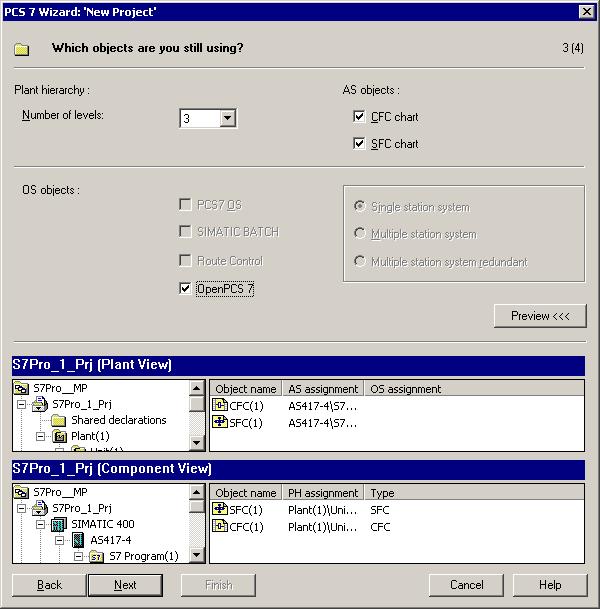PCS 7 Engineering 4.5 Configuration support with the PCS 7 project wizard 3. Click the "Next" button in the "Introduction" dialog. 4. Select the required CPU in the "Which CPU are you using in your project?