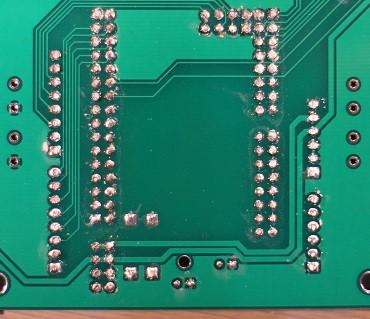 Check that the header doesn't seem loose and solder the remaining pins in