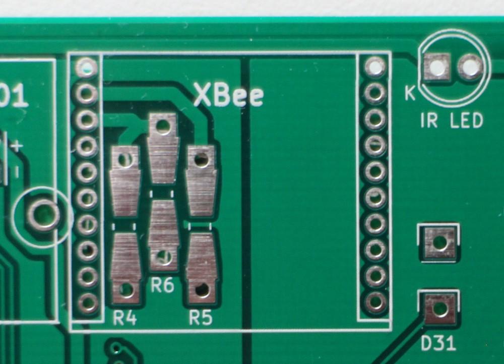 The k Ohm R3 resistor limits the current drawn from the MCU output to switch the IR LED transistor.