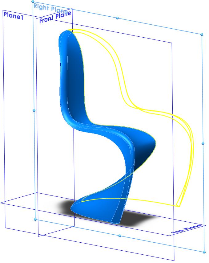 Mirror and merge the chair Go to: Insert > Pattern/Mirror > Mirror Mirror Face/Plane : Right Plane Select the Bodies to Mirror option Bodies to Mirror :
