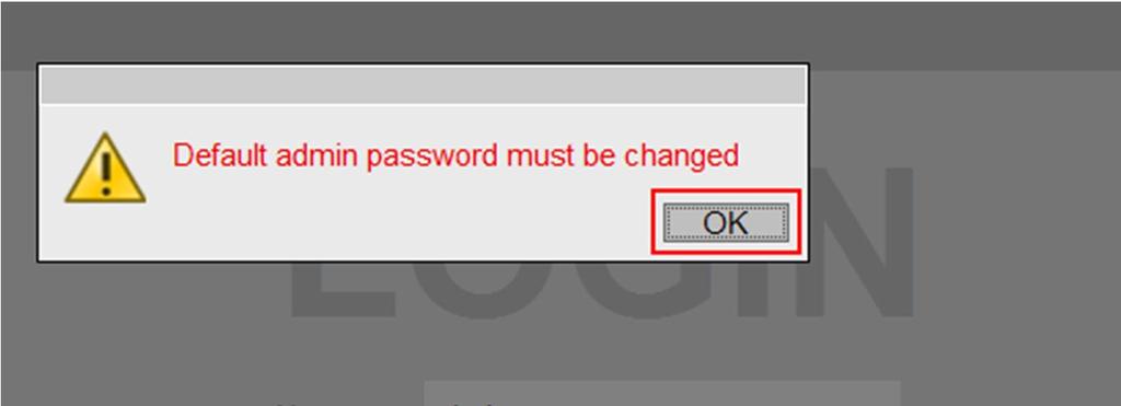 4. Enter the old and new password.