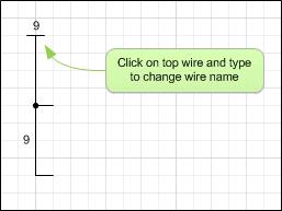 automatically detect the new wire name and assign the new