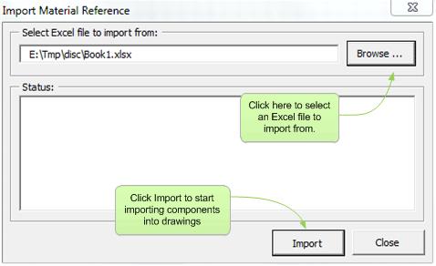 After report generation, add in rows of components by following the format in the report, delete or modify component information as required. Save the report in Excel.