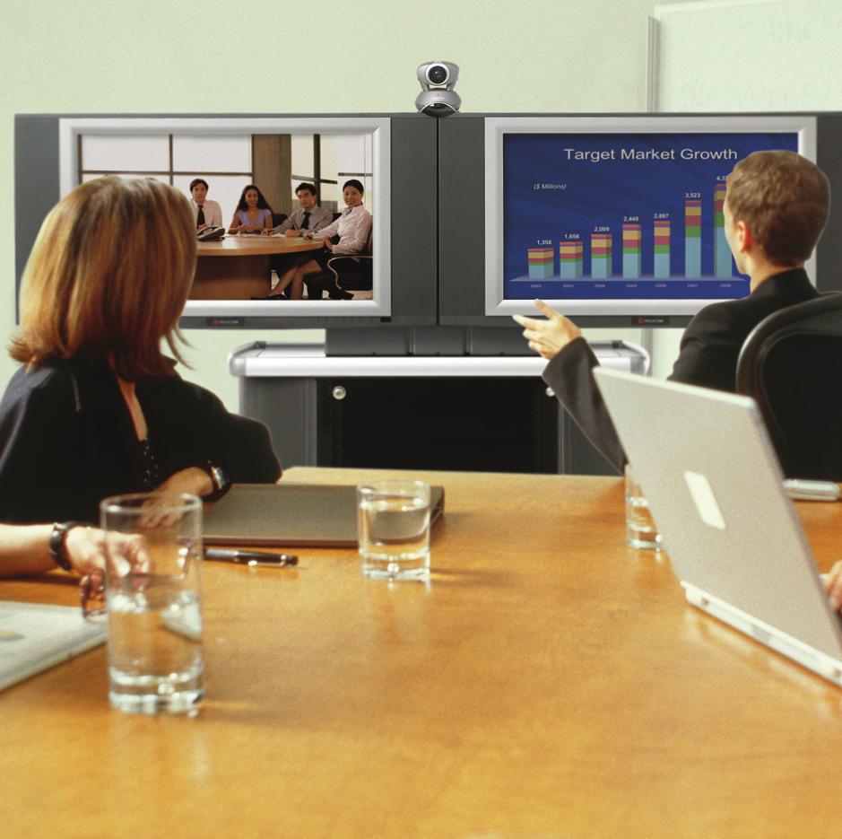 Polycom Video Conferencing Polycom Mainstream Video Solutions Polycom s mainstream group video conferencing products are ideal for placement in medium to large size conference rooms and offer robust