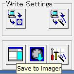 18 Click the Write Settings Button. "Write Settings" is displayed in a grayout state while the setting is being written. After the parameter is written, "Write Settings" appears.