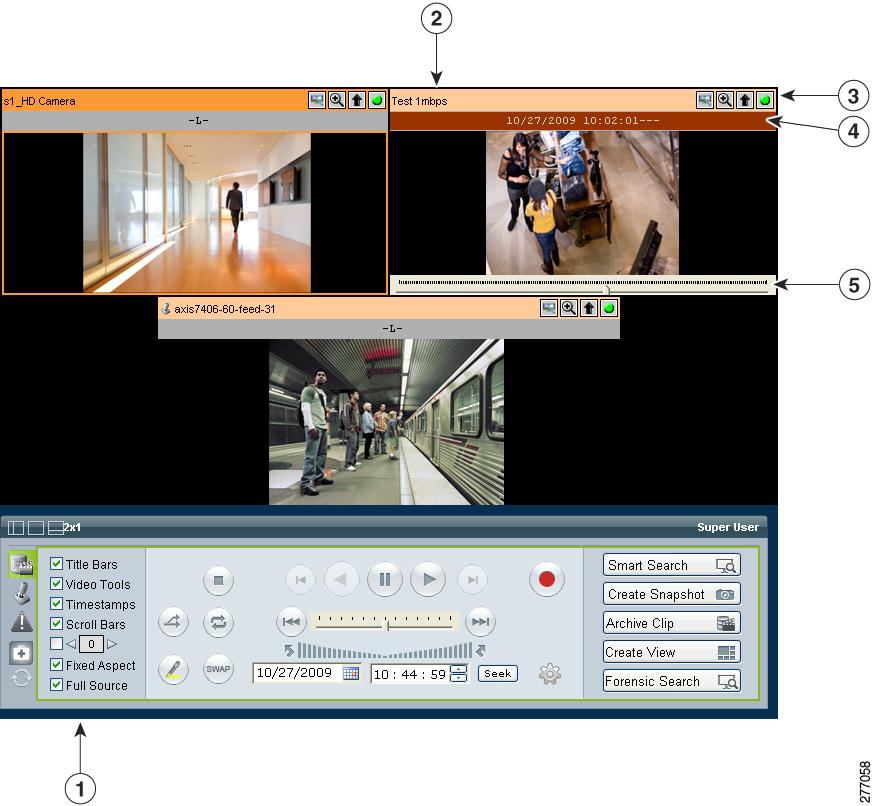 Using the Playback Controls Chapter 8 Table 8-2 Color Light orange Orange Yellow Video Pane Border Colors (continued) Description The pane is fixed (not included in a video rotation).