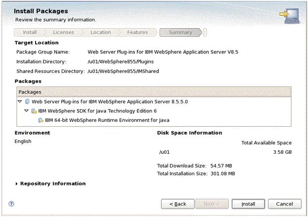 Installing Web Server Plug-ins for IBM WebSphere Application Server 8. Verify the SDK level. At this point in the process in this guide, SDK 1.