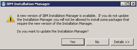 Highlight the Updates node and select this checkbox: Search for Installation Manager Updates 4. Log out of IBM Installation Manager. 5.