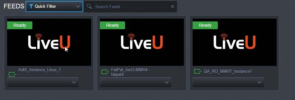 Using LiveU MultiPoint NOTE After you check a channel checkbox, then that channel is not available for use by a different Publisher stream, because it is currently busy.