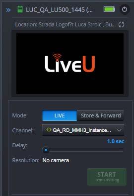 Using the UNIT LIST Rebooting the LU Click the Reboot Device when it is streaming.