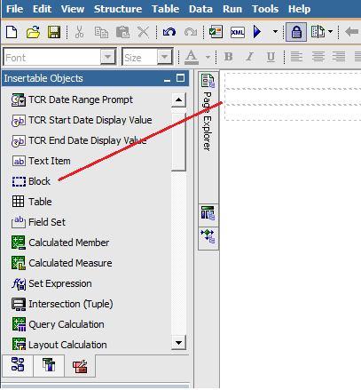 Chapter 1: Enable auto refresh in a Cognos report 1] Open Report Studio and choose Common Reporting as the package. Create a New Blank report.