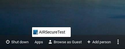 Notes: The AIRSecureTest application will now appear on all devices you have selected. This process may take up to 15 minutes. 10.
