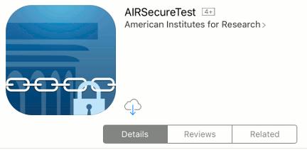 Secure Browser Configuration Installing the Secure Browser on Mobile Devices Figure 78. [Download on the App Store] button 5. The AIRSecureTest download Web page, shown in Figure 79,
