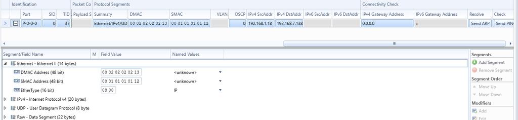 DDoS UDP FLOOD. Configure D.MAC by either.