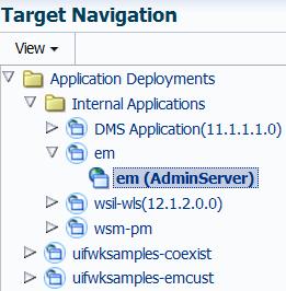 Getting Started Using Fusion Middleware Control to Manage ADF The port number is the number of the Administration Server of Oracle WebLogic Server By default, the port number is 7001. 2.