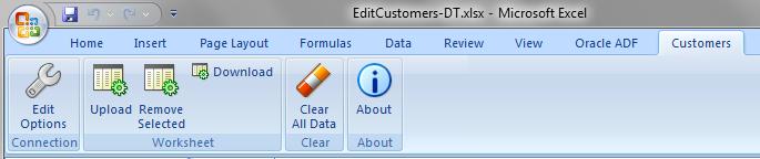 If the label of the container is also empty, then the default value provided by ADF Desktop Integration is used. 8.