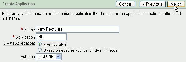 5. Enter an Application Name and click Next. 6.