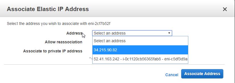 If the Elastic IP address does not respond, verify that all Security Groups