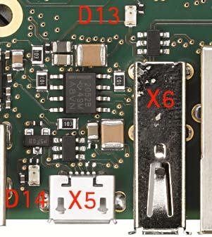 phyboard-mira i.mx 6 [PB-01501-xxx] 2.2.4 USB Connectivity (X5 and X6) The phyboard-mira provides one USB host and one USB OTG interface.
